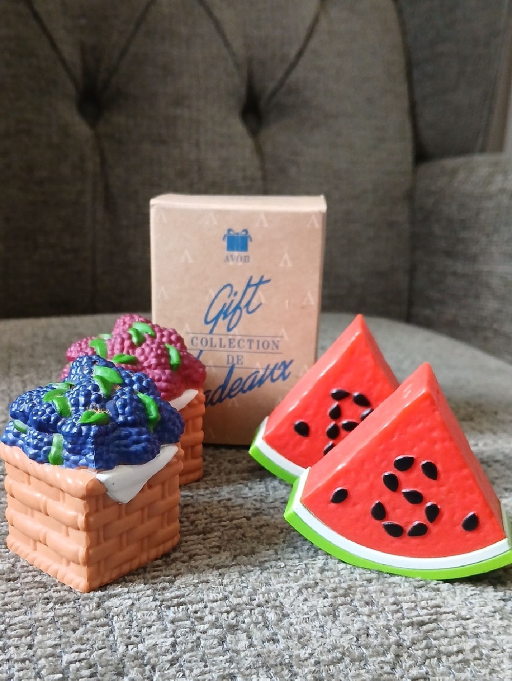 🍉Avon Salt & Pepper Watermelon Berry Baskets